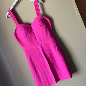 REBECCA MINKOFF sz6 hot BARBIE pink ‘Claudia’ dress NWT $328